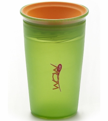 Wow Cup - spill free drinking cup - Green (original)