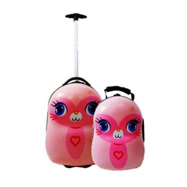 Conwood Luggage and Backpack Set - Pink Cat
