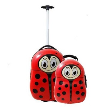 Conwood Luggage and Backpack Set - Red Beetle