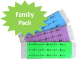 Little Gulliver Disposable Wristbands - Green 20 Pack