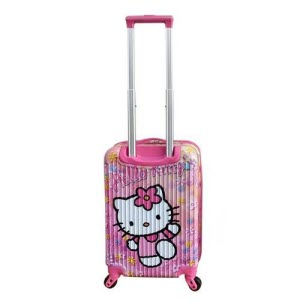 Hello Kitty kids hard case luggage - 53cm 4 wheel - rear