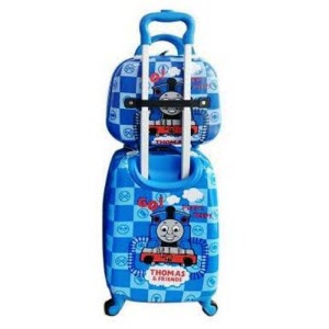 Thomas and Friends kids hard case luggage - 4 wheeler plus handled carry case-rear