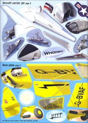 build your own-sticker book-planes-sticker example