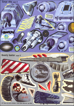 sticker page examples