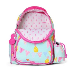 ps backpack - large - pineapple bunting - open